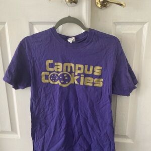 Campus Cookies Purple Short Sleeve Tee